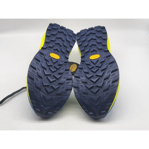 361 Futura Shoes Mens Size 8 Blue Yellow Vibram MegaGrip Trail‎ Running Sneakers - Picture 7 of 15